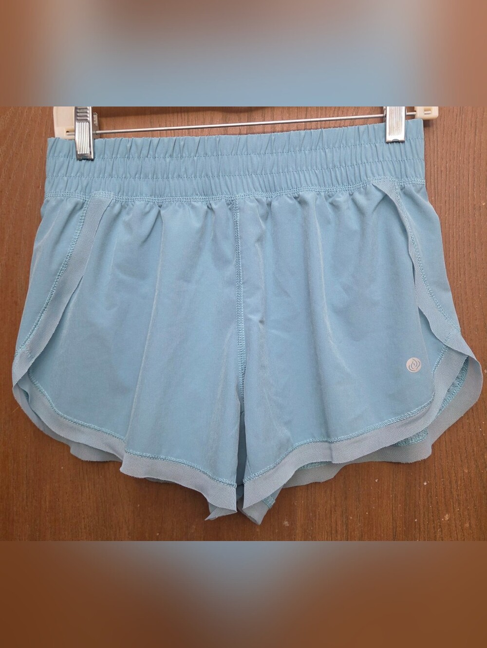 Apana Light Blue Athletic Running Shorts